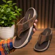 Men's Leather Slip-On Open Shoes/Sandals - 1