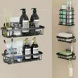 Brand New 5-Piece Metallic Bathroom Organizer Set - 1