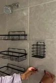 Brand New 5-Piece Metallic Bathroom Organizer Set - 2