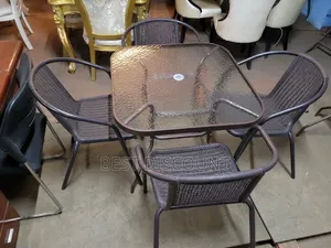 Set ya Dining ya Nje na Viti 4