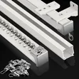 Brand New Single Track Curtain Rails with Accessories - 1