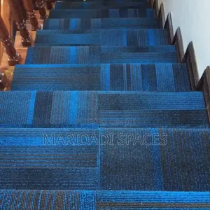 Brand New Blue Modern Carpet Tiles