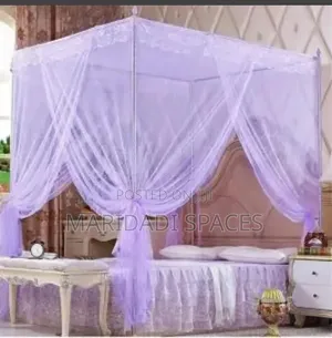 Washable 4 Stand Mosquito Net with Stand Rails