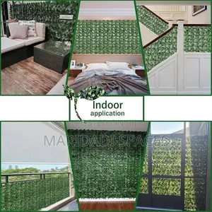 Artificial Leafy Fence Roll - Outdoor Decor