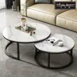 Pure Marble Nesting Coffee Table - 1