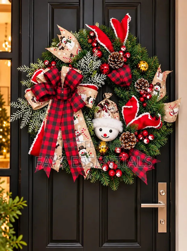 Decorative Door Wreath - 55cm - 1