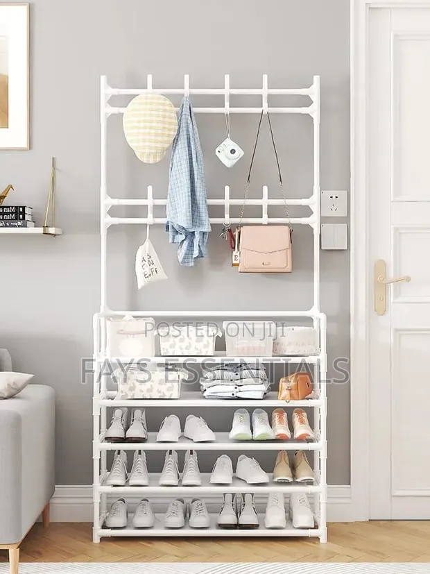 4 Layer Detachable Metal Shoe Rack - 1