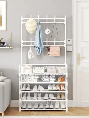 4 Layer Detachable Metal Shoe Rack
