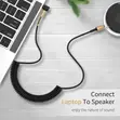 3.5mm Male to Male Audio Aux Cable for Car, Headphone, Speaker - 3