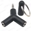 3.5mm Y-Splitter Cable ya Sauti - 2