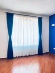 Premium Royal Blue Sitting Room Curtains - 1