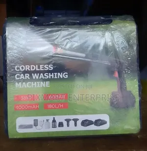 Cordless Car Wash Gun na Betri Mbili za Lithium