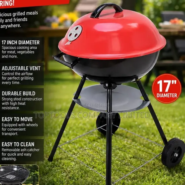 17-Inch Kettle Barbecue Grill - 1