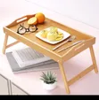 Foldable Wooden Bamboo Bed Tray - 1