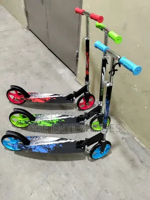 Metallic Kick Scooter - Big Wheels