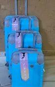 Set ya Suitcase 3-in-1 ya Fibre - Baby Blue - 1