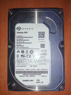 1TB Desktop Hard Drive - Seagate