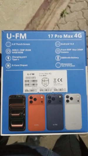 New UFM 17 Pro Max 64GB Orange