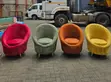 Premium Modern Velvet Accent Chairs - 1