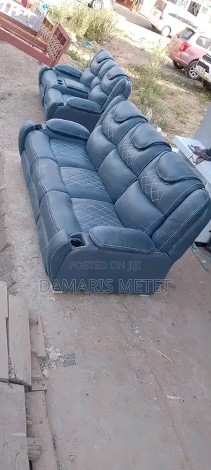 Brand New 5 Seater Recliner Sofa Set (3+2) with Cup Holders