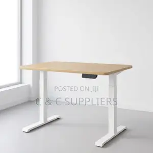 Modern Steel Adjustable Electric Table - 1400mm