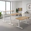 Modern Steel Adjustable Electric Table - 1400mm - 4