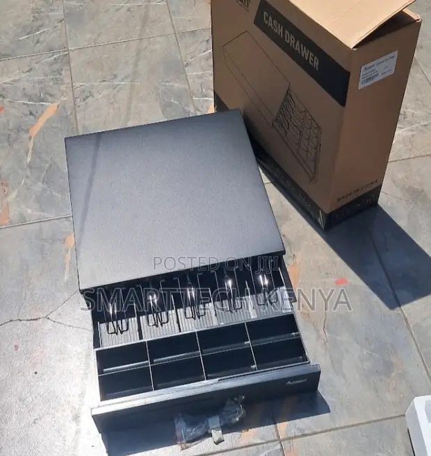 Cash Drawer Mpya ya POS yenye Trei 5 na Kifungio cha Ufunguo - 1