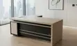 Executive L-Shaped Office Desk na Pedestal Zinazohamishika (1.6m) - 1