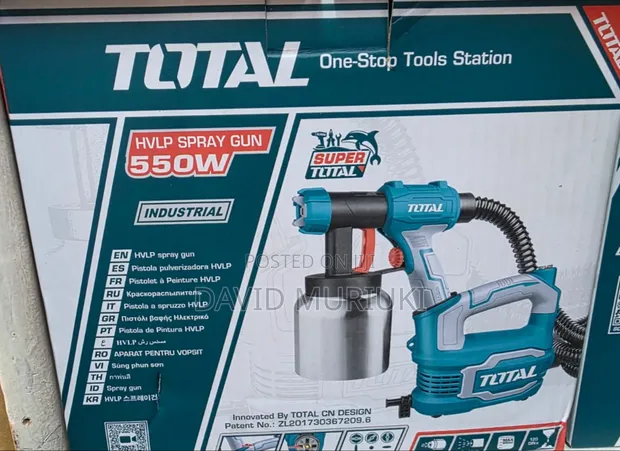 Total 550W Handheld Paint Sprayer - 1