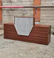 Dawati la Mapokezi na Grills (1.4m) - 2