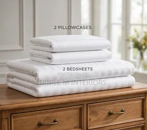 Premium Quality 6x6 Bedsheets Set - 2 Bedsheets, 2 Pillowcases