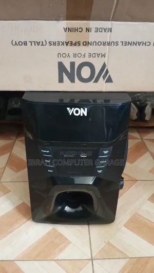 Von 3.1 Surround Speaker Tallboy Subwoofer