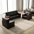 Home Office 5-Seater Leather Sofa Set - 4