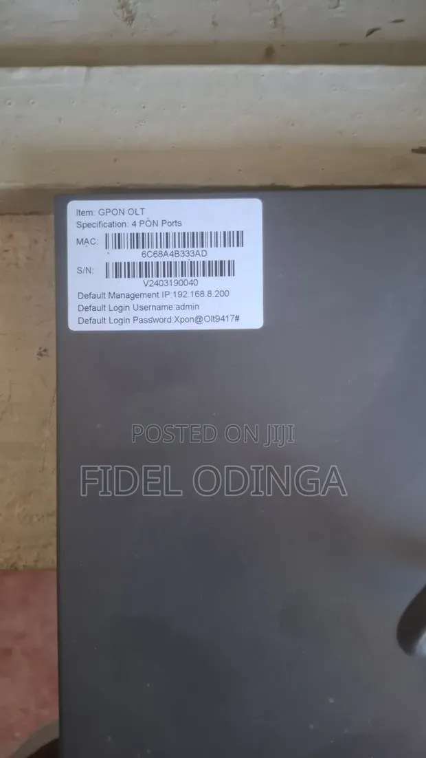 Used 4-Port Vsol GPON OLT - 1