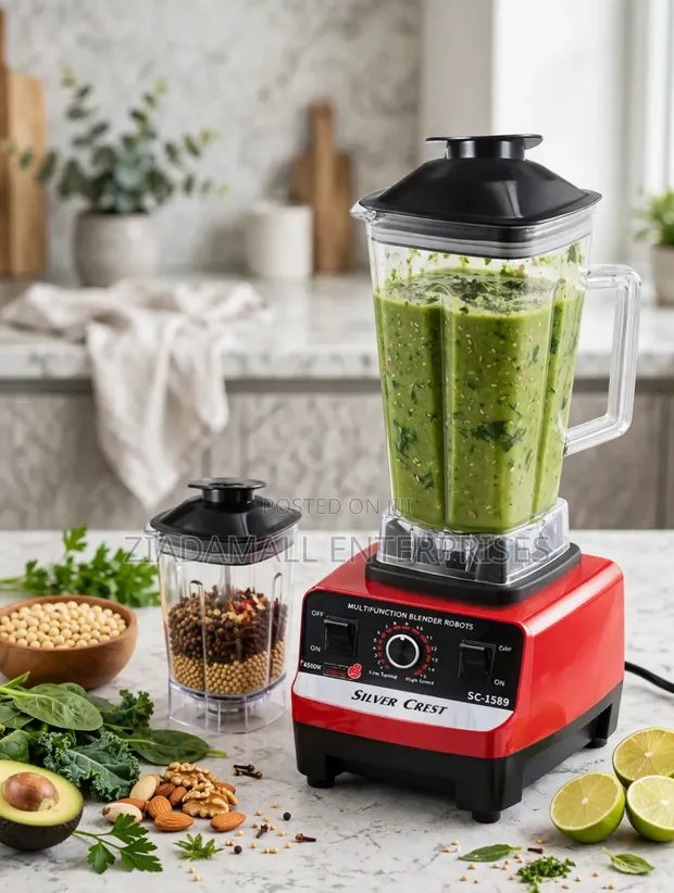 Silver Crest 4500W 2-in-1 Blender with Grinder (SC-1589) - 1