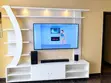 Modern White TV Wall Unit - 1