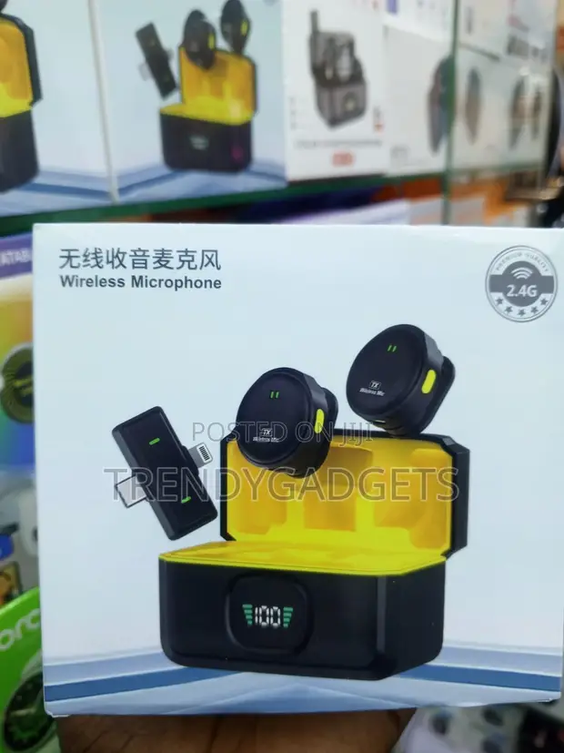 Q9 Type-C Wireless Microphone Mic Mbili na Charging Case - 1
