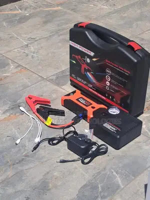 12V Portable Car Jump Starter with Smart Battery & Air Compressor