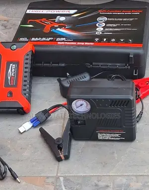 Multi-Purpose Car Battery Booster with Tyre Inflator & USB