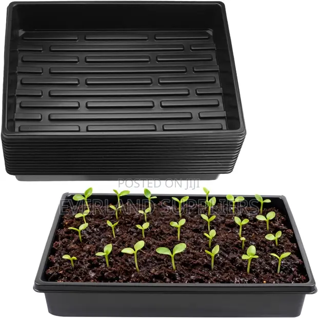 Durable Hydroponic Growing Trays - No Holes - 1