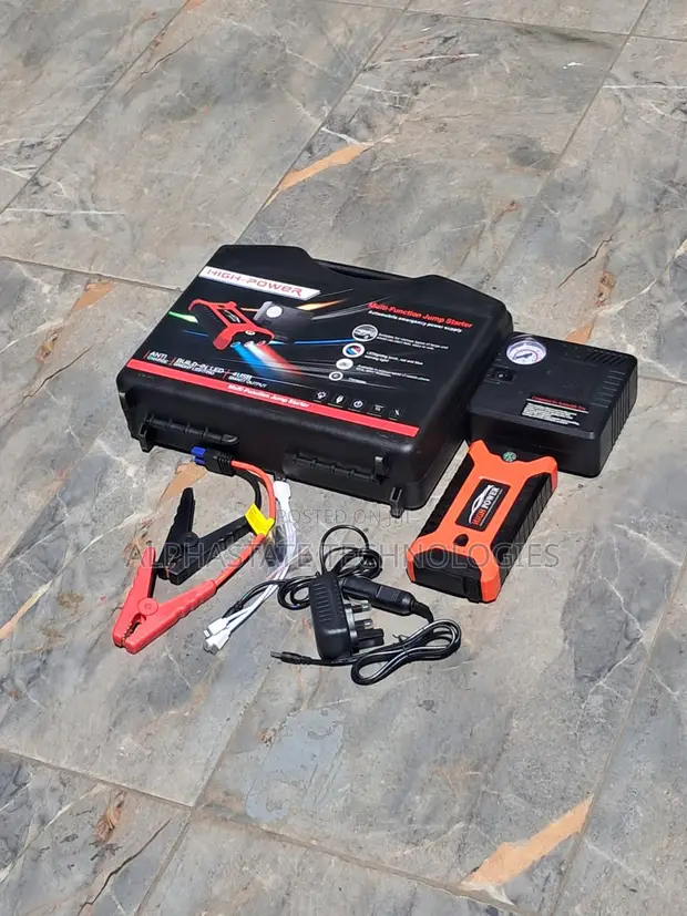 Portable Jump Starter Kit with Air Compressor - 1