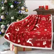 Soft Christmas Sherpa Fleece Throw Blanket 150x200cm - 3