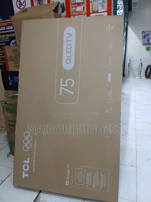 TCL 75" QLED Google 4K Smart Frameless TV - 1