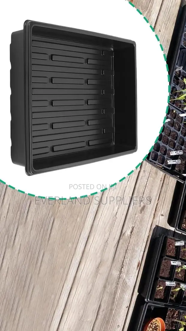 Space-Saving Hydroponic Trays - No Holes - 1