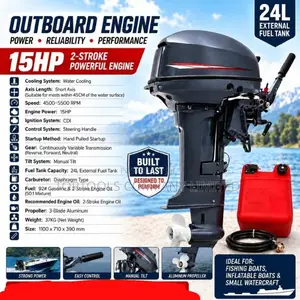 Injini ya Boti ya Premier 15HP 2-Stroke