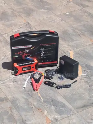Emergency Car Battery Jump Starter with Air Compressor