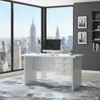 120cm Clerical Laptop Desk - White - 4