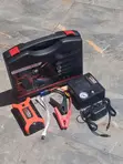 12V Car Battery Booster with Jumper Cables & Air Compressor - 2