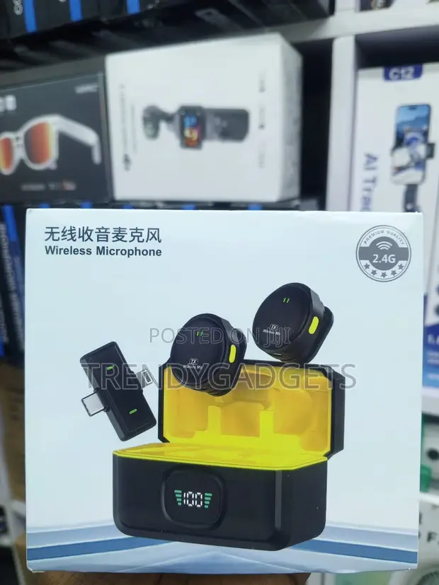 Q9 Wireless Creator Microphone Kit kwa TikTok, YouTube, Vlogs - 1