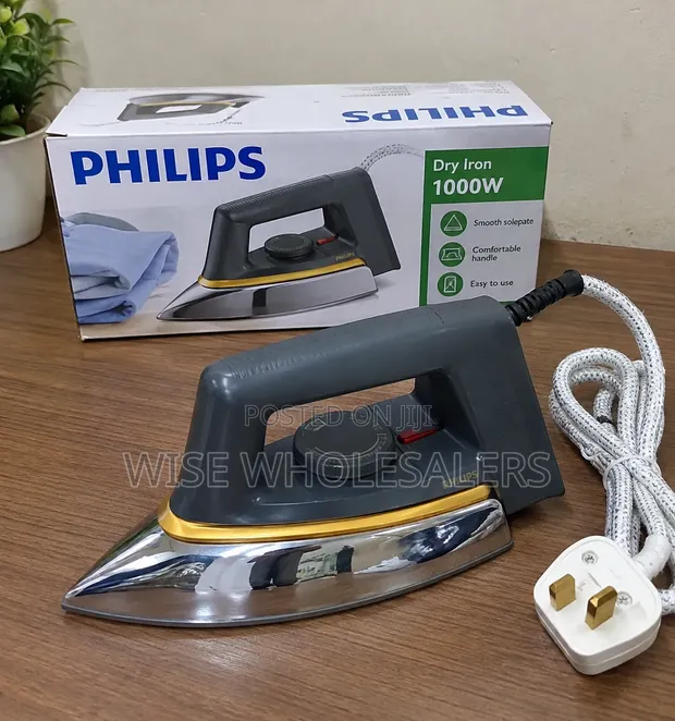 Philips 1000W Dry Electric Iron Box - 1